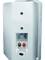 'Omnitronic WPS-6' speakers, white, with connection buttons and control elements on the back.