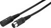 JTS MIDI Cable extension [1x MIDI male - 1x MIDI female] 20.00 m Black