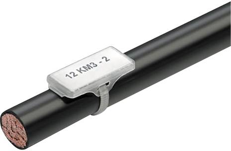 Weidmueller 1610700000-50 WKM 18/43 Badge Fitting type: Cable tie Writing area: 18 x 43 mm Transparent No. of markers: 50 50 pc(s)
