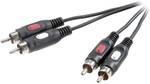 Speaka Audio Cable 2x cinch 0.5 m