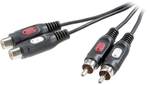 Speaka extension cable 2x cinch 15 m