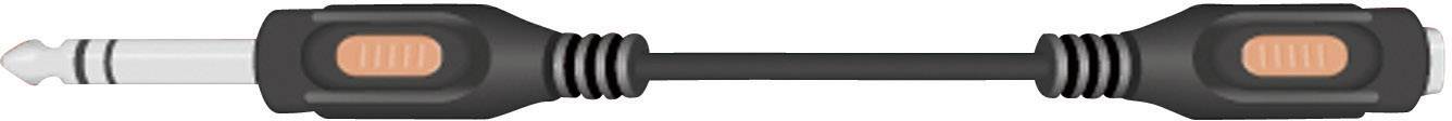 SpeaKa Professional SP-7870232 Jack Audio/phono Cable extension [1x Jack plug 6.35 mm - 1x Jack socket 6.35mm] 10.00 m B-1