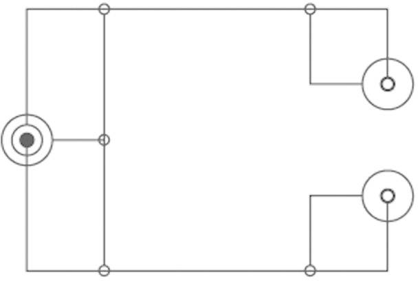 SpeaKa Professional SP-7870268 Jack / RCA Audio/phono Y adapter [1x Jack plug 6.35 mm - 2x RCA socket (phono)] Black-3