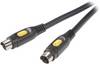 SpeaKa Professional S-Video VHS Cable [1x S-Video plug - 1x S-Video plug] 2.00 m Black