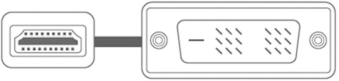 SpeaKa Professional DVI / HDMI Adapter cable DVI-D 18+1-pin plug, HDMI-A plug 3.00 m White SP-1300780 gold plated connec-2