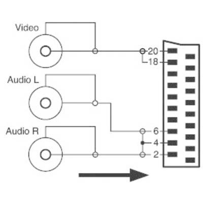 Buy SpeaKa Professional SP-7869904 RCA SCART Adapter [3x RCA