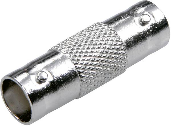 SpeaKa Professional SP-7870352 BNC Adapter [1x BNC socket - 1x BNC socket] Silver