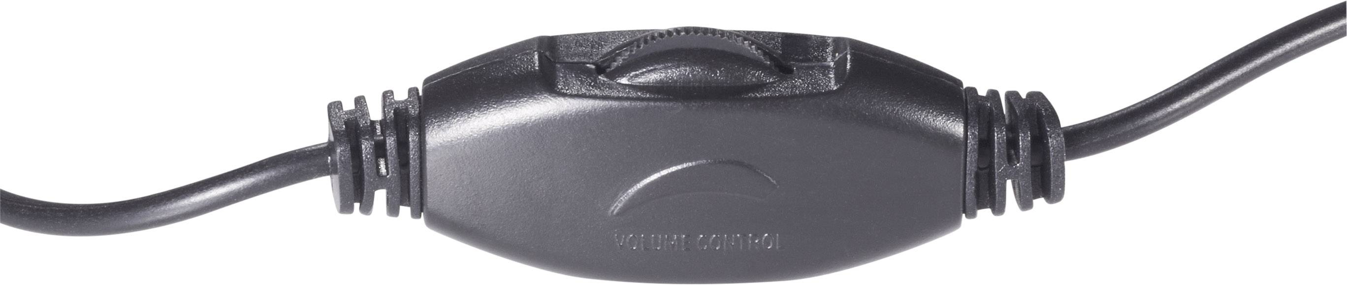 SpeaKa Professional SP-7870380 Jack Audio/phono Cable extension [1x Jack plug 3.5 mm - 1x Jack socket 3.5 mm] 6.00 m Bla-1