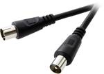 Speaka coaxial connection cable 5 m black