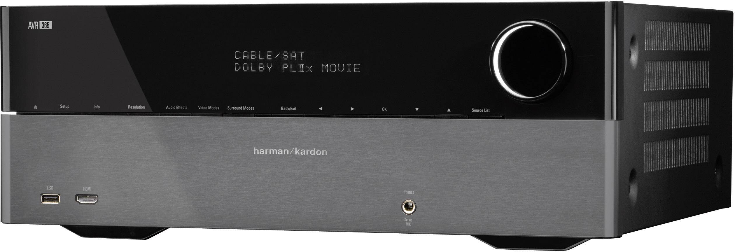 Harman Kardon AVR 365/230 AV Reciever, 7 x 110 W, 10 Hz 130 000 Hz at 1 W (+0dB/3dB