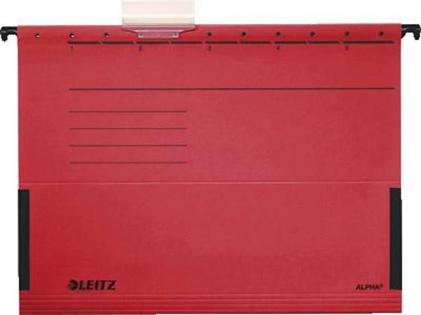 Leitz Suspension binder Alpha A4 Red 5 pcs/pack  19863025 5 pc(s)