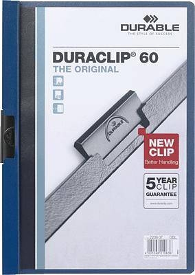 Durable Clip file DURACLIP® 60 220907 A4 Dark blue