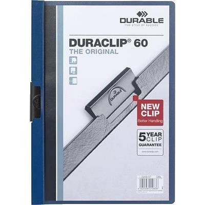 Durable Clip file DURACLIP 60 - 2209 220907 A4 Dark blue