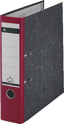 Leitz Folder 1080 A4 Spine width: 80 mm Red Paste paper 2 brackets 10805025