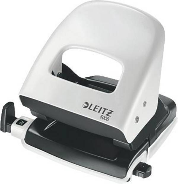 Leitz 50080085 Office punch New NeXXt Grey Selectable paper size (max.): A4 30 sheets (80 g/m²)
