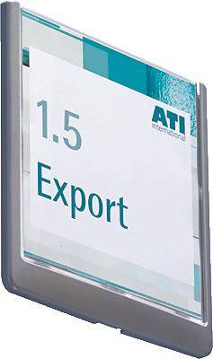 Durable Door sign CLICK SIGN - 4862 (W x H) 149 mm x 148.5 mm Graphite 486237