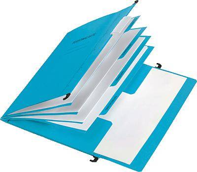 Papierverarbeitung Gnadau Personnel folder Personalmappe 44105-02 No. of compartments:4 Blue 1 pc(s)