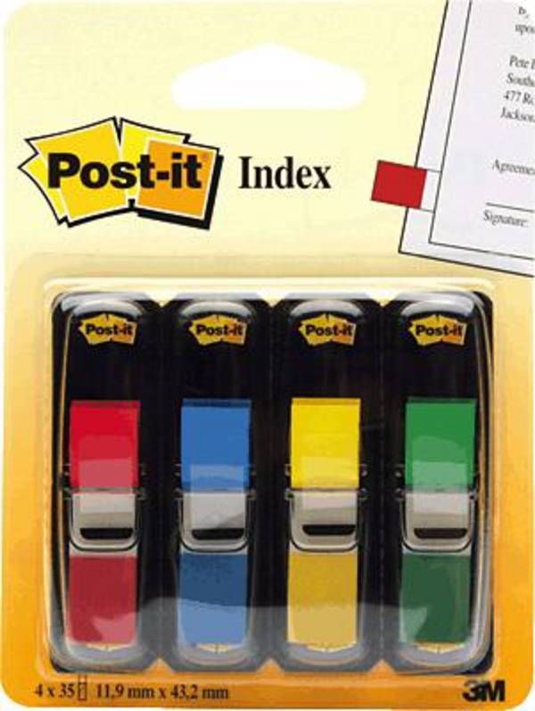 Post-it Sticky marking 7000144923 Red, Yellow, Green, Blue