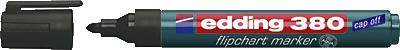 Edding 4-380001 Flipchart marker 380 Round tip 1.5 - 3 mm Black 1 pc(s)