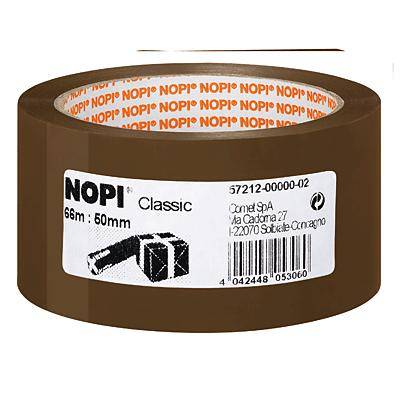 Nopi UNIVERSAL 57212-00000-04 Packaging tape  Brown (L x W) 66 m x 50 mm 1 pc(s)