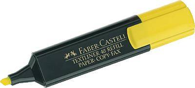 Voorlopige Gelijk Charles Keasing Faber-Castell Highlighter TEXTLINER 48 REFILL 154807 Yellow 1 mm, 5 mm 1  pc(s) | Conrad.com