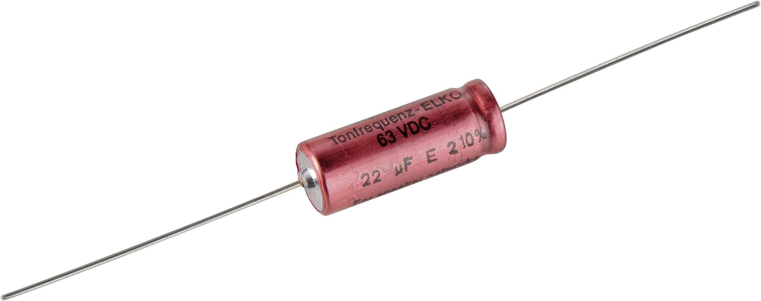 Visaton Bipolar Elco 22 UF Speaker capacitor 22 µF