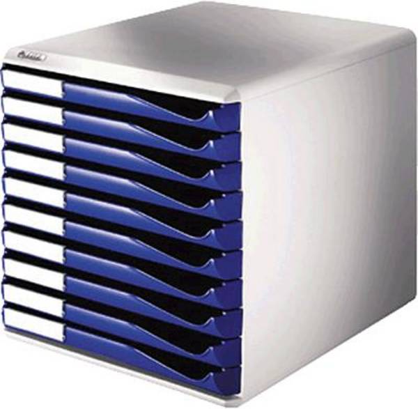 Leitz Desk drawer box 5281-00-35 Blue  No. of compartments: 10