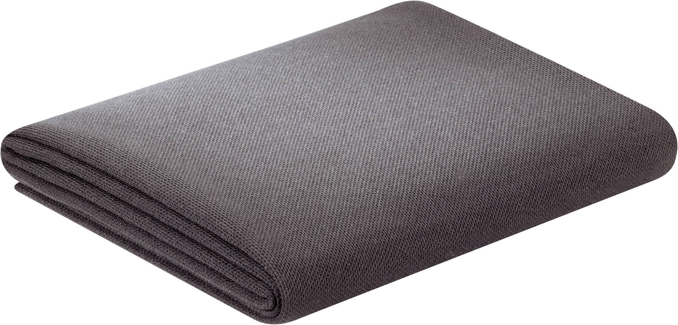 Stretched Speaker Cover Fabric Black (L x W) 100 cm x 75 cm from