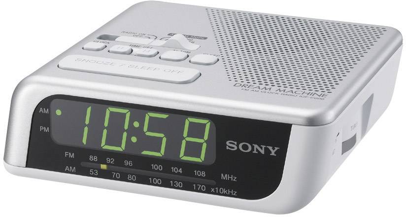 Sony Icf C205 Radio Alarm Clock Fm Am, Modern Alarm Clock Radio