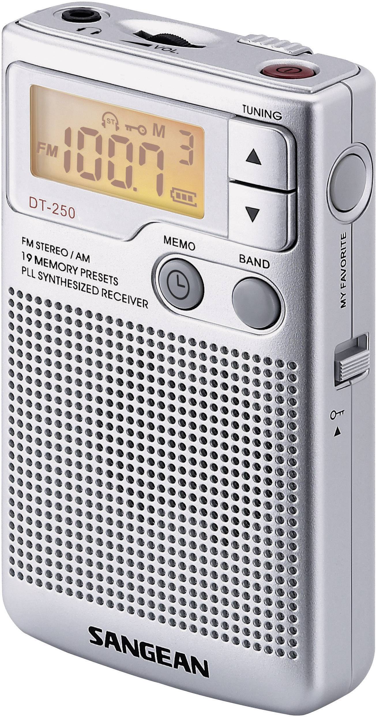 Onderzoek glans Uitdaging Sangean Pocket 250 Pocket radio FM, AM Silver | Conrad.com