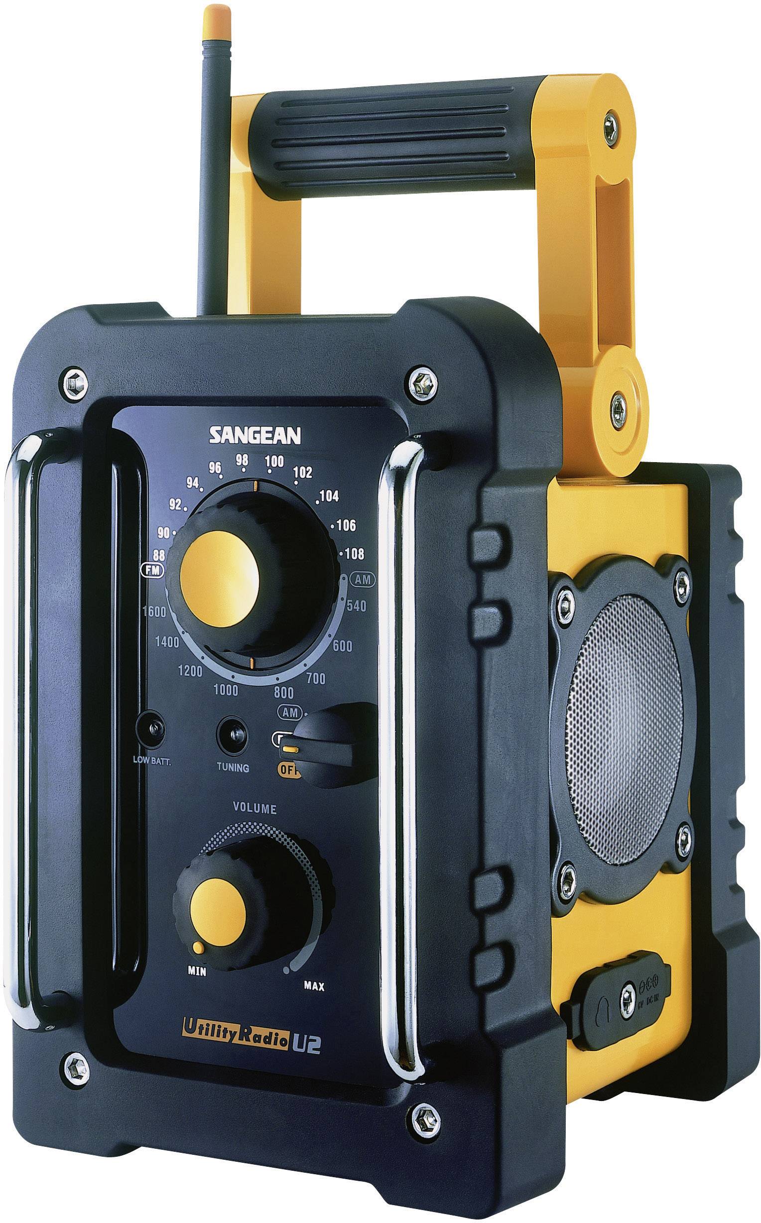 N/A, Outdoor radio, Workplace radio, FM, AM, Yellow, Black, Outdoor