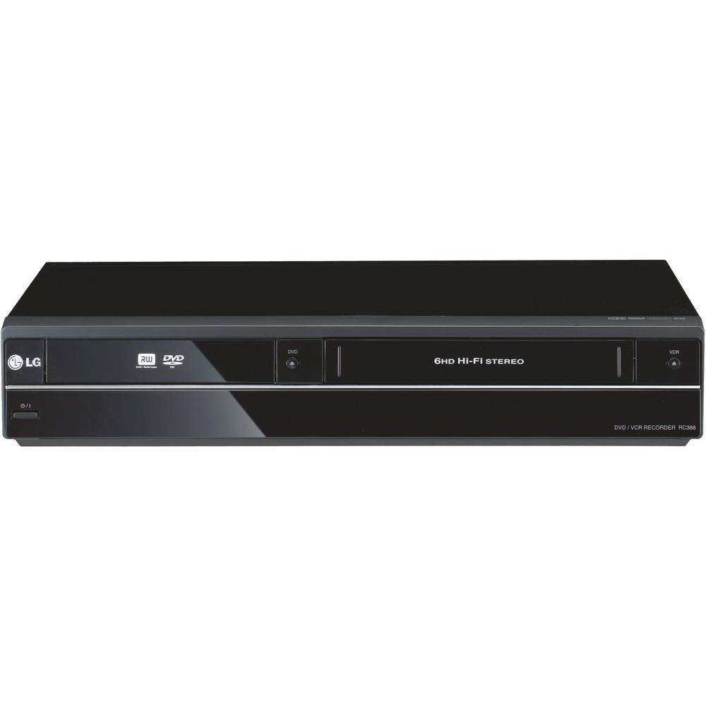LG RCT689H DVD Recorder/VHS Player, ,Black from Conrad.com