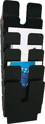 Durable FLEXIPLUS 6 1700008061 Brochure holder Black A4 No. of compartments 6 1 pc(s) (L x W x H) 247 mm x 24.7 cm x 108 cm
