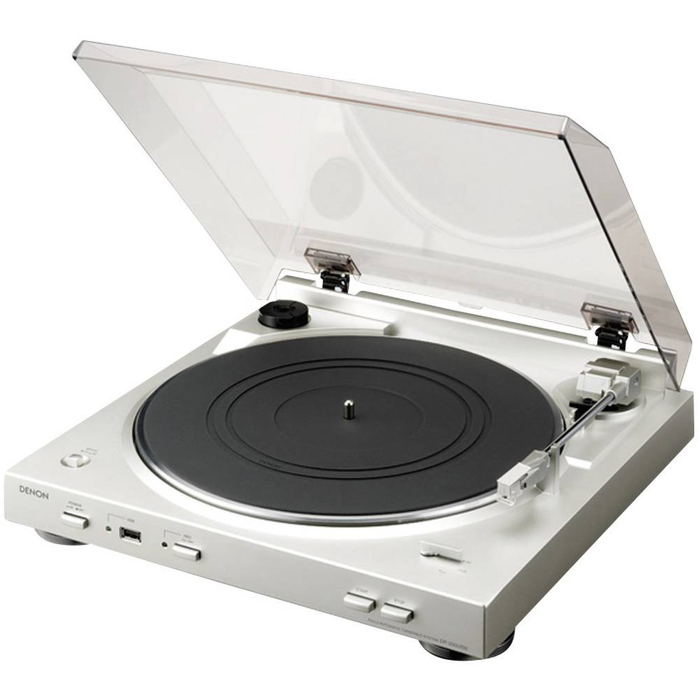 Denon DP-200USB USB Turntable 33 1/3 and 45 rpm.
