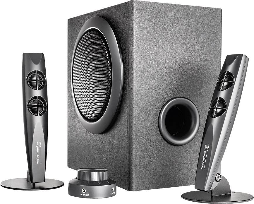 Wavemaster STAX 2.1 PC speaker Corded 42 W Black-1