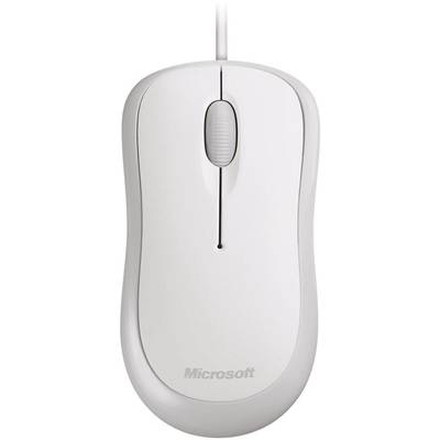 Microsoft Basic  Mouse USB   Optical White 3 Buttons 400 dpi 