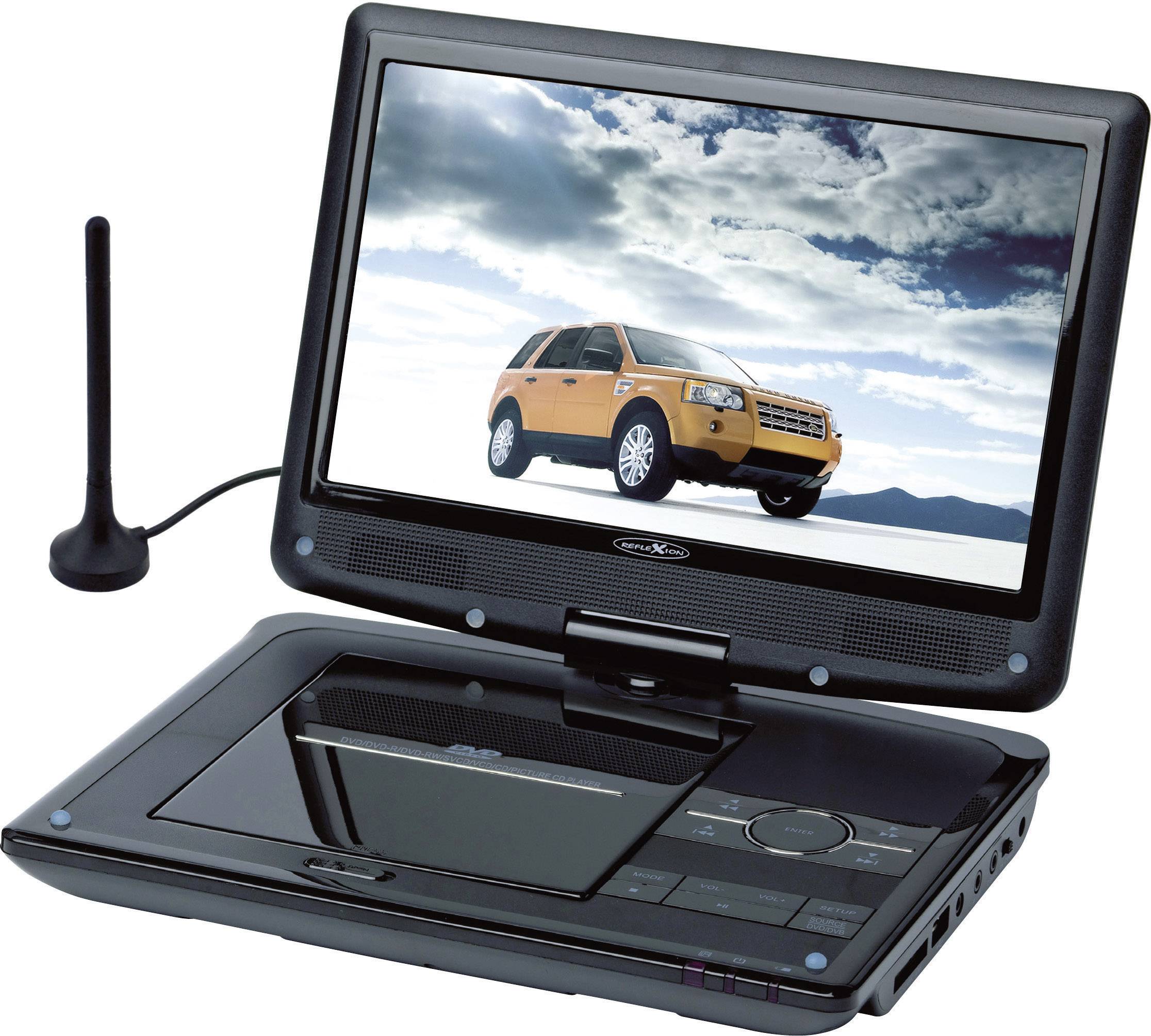 Reflexion Dvd1012 Portable Tv Dvd 25 4 Cm 10 Inch Eec A A G Built In Dvd Player Battery Powered Camping Tv Inc Conrad Com