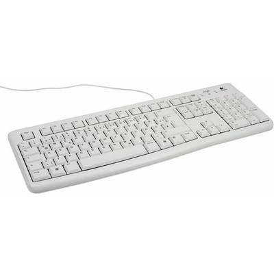 Buy Logitech K120 Keyboard USB Keyboard German, QWERTZ White Splashproof |  Conrad Electronic