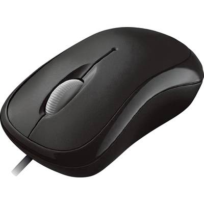 Microsoft Basic Optical Mouse  Mouse USB   Optical Black 3 Buttons 800 dpi 