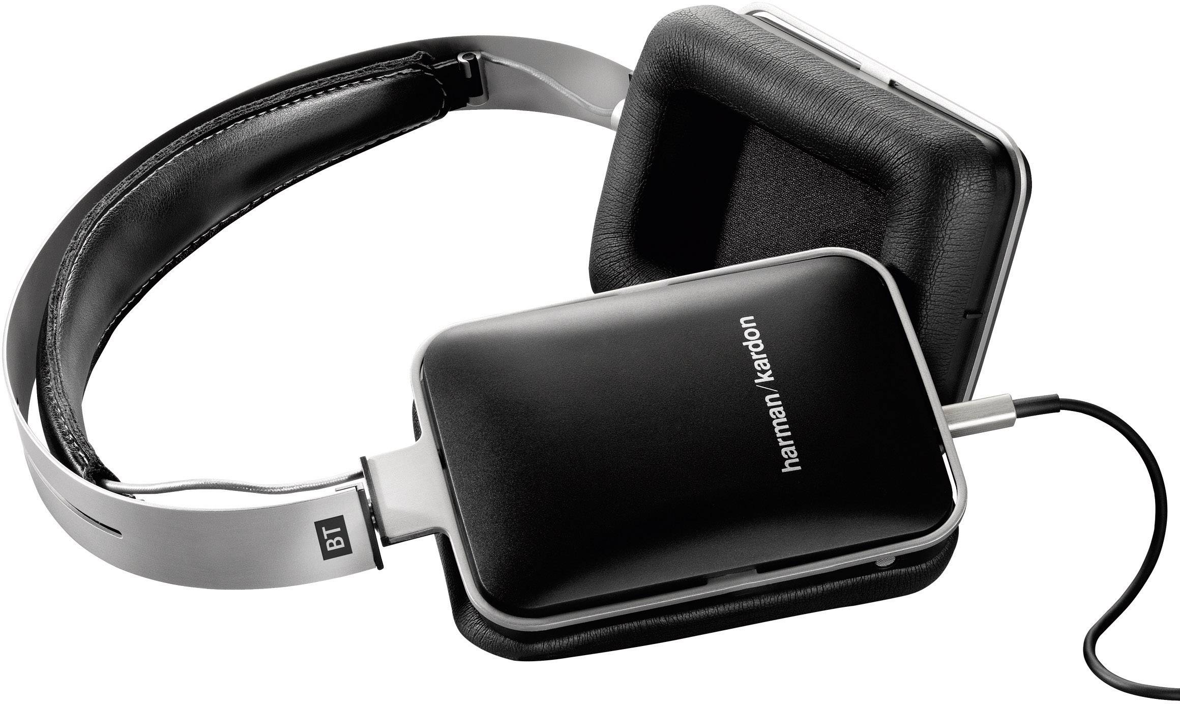 Harman Kardon BT Over-ear headphones Bluetooth® (1075101) Black, Aluminium  | Conrad.com