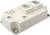A white electronic module with multiple connections and screw holes, used for mounting in electrical devices.