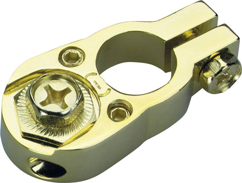 Sinuslive BK 1- Battery clip Minus Gold-plated 1 pc(s)