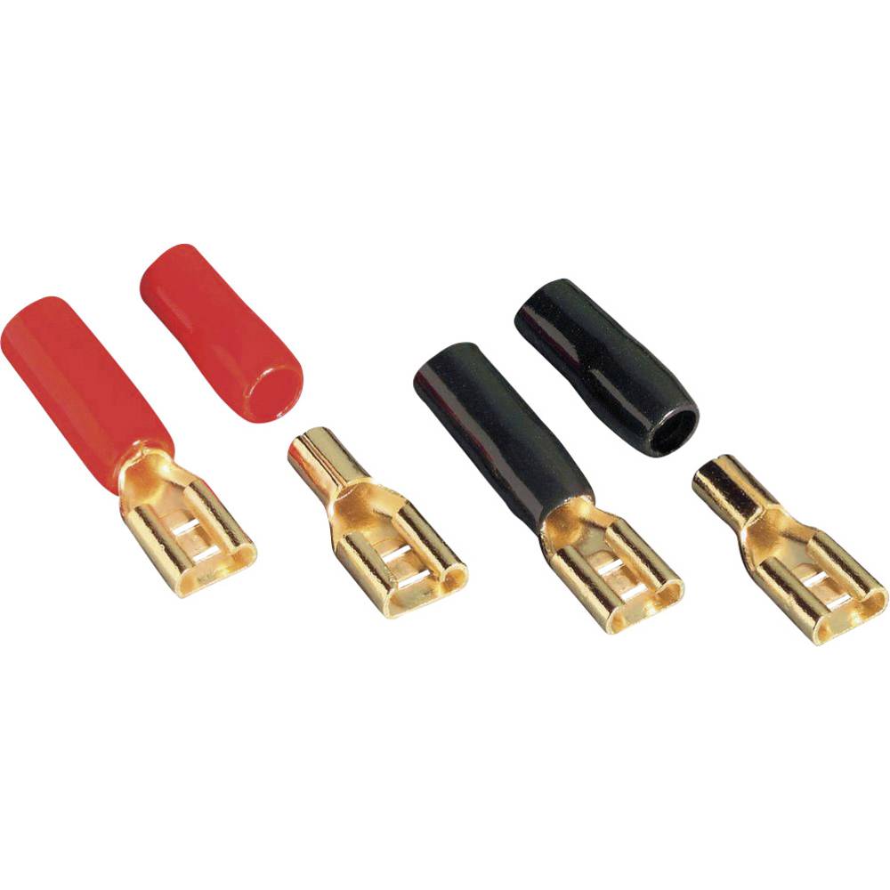 Car stereo speaker connectors 1 x 2.5 mm² Sinuslive gold-plated from