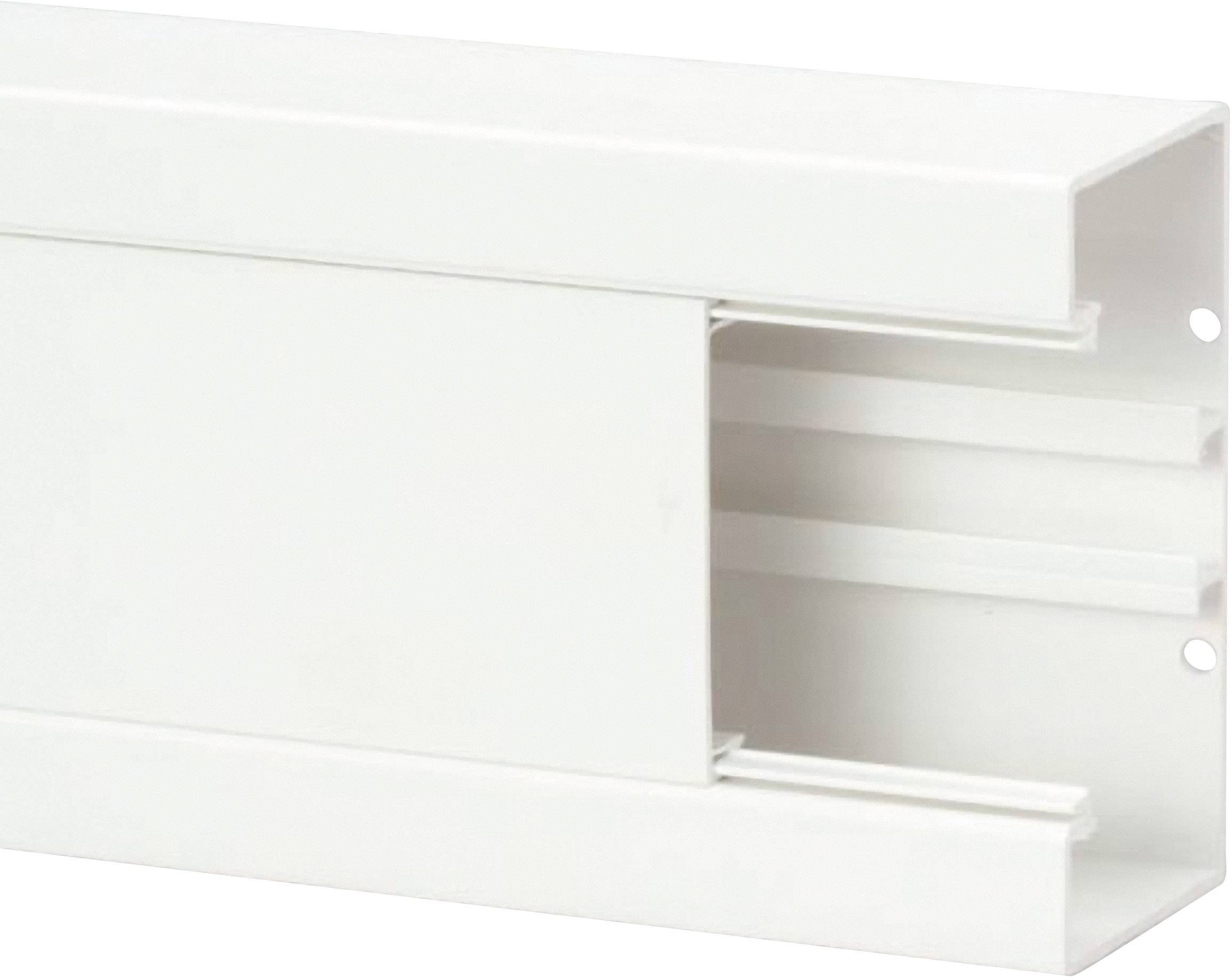 Heidemann 09823 Trunking (W x H x D) 2000 x 130 x 65 mm 1 pc(s) Pure white