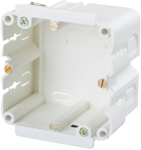 Heidemann 09830 Trunking Socket module (W x H x D) 70 x 70 x 50 mm 1 pc(s) Grey