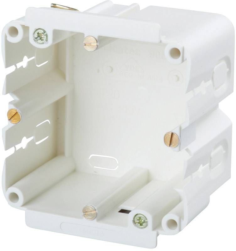 Heidemann 09830 Trunking Socket module (W x H x D) 70 x 70 x 50 mm 1 pc(s) Grey