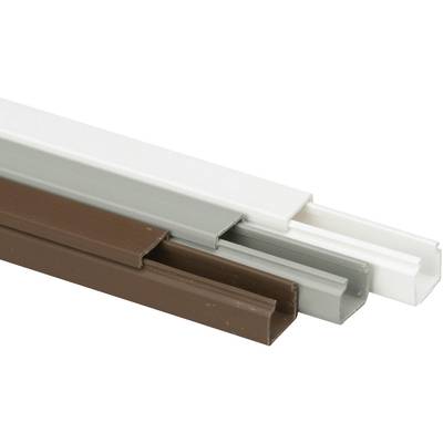 Heidemann 09940 Cable duct (L x W x H) 2000 x 15 x 15 mm 1 pc(s) Brown