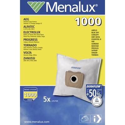 Image of Menalux 1000 Vacuum cleaner bag 5 pc(s)