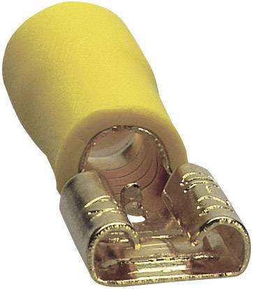 Sinuslive Car stereo blade terminal 10-piece set 6 mm² 6.3 mm gold-plated