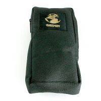 Dark, rectangular bag with an embroidered emblem and the word 'GARMIN' underneath.